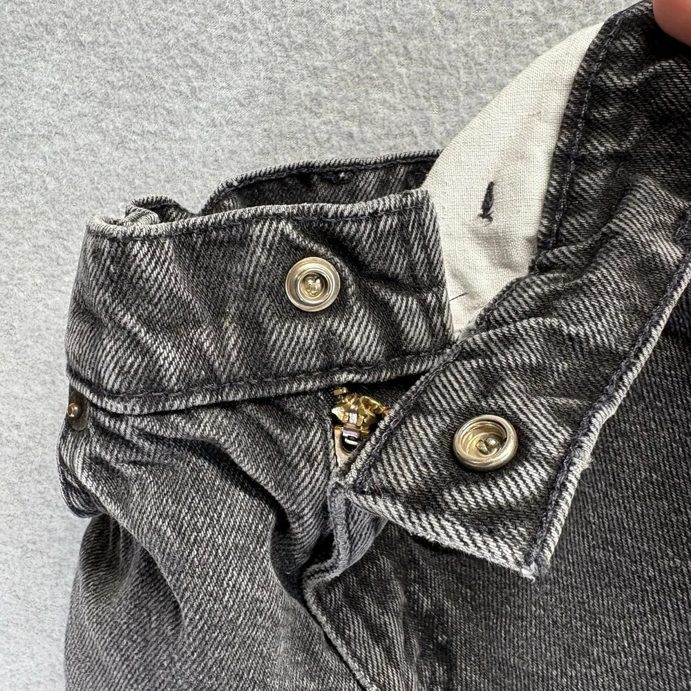 Vintage Levis 514 Jeans Boys 10 Slim Black Classic Fit‎ Orange Tab 90s Denim